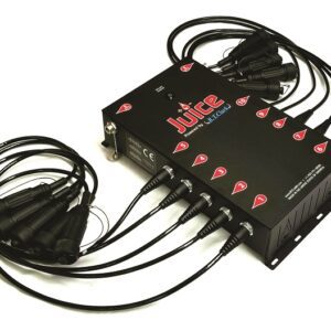 A Sercel Charger & Data Harvester for RAU & WTU with several wires connected to it.