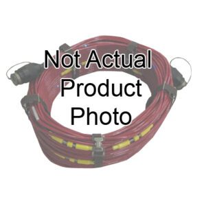 A red Seismic Spread Cable with the words not actual product photo.