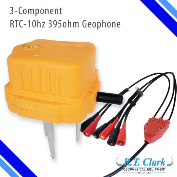 3-Component RTC 10HZ 395OHM geophone - geophone - geophone - geophone - geophone.