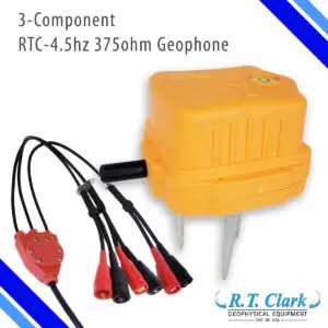 Rt clark 3 component 3-Component RTC 4.5HZ 375OHM GEOPHONE - 25 mm geophone.